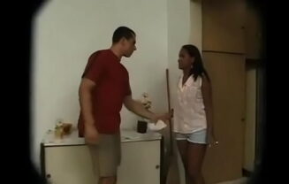 Brazilian Maid Fucked Mercilessly