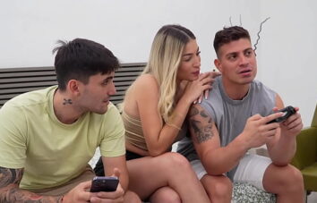 Hardcore threesome Double penetration without limit